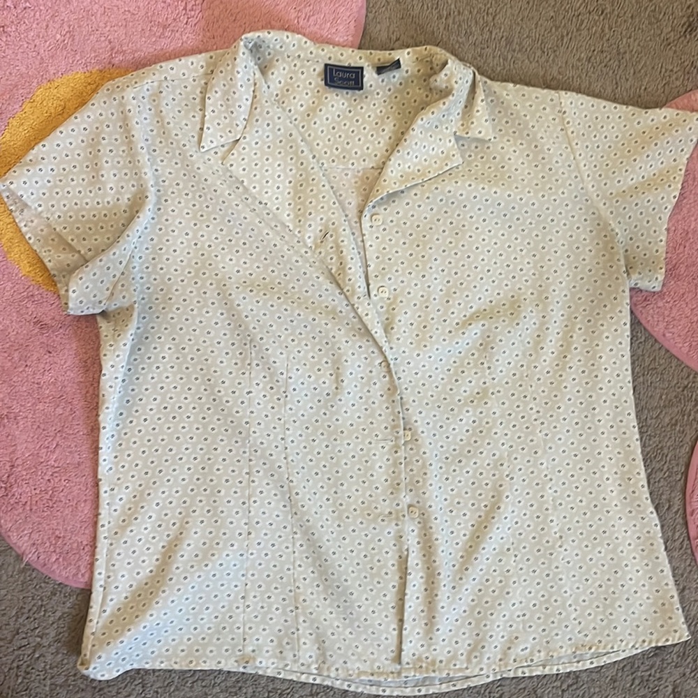 Button up cream shirt